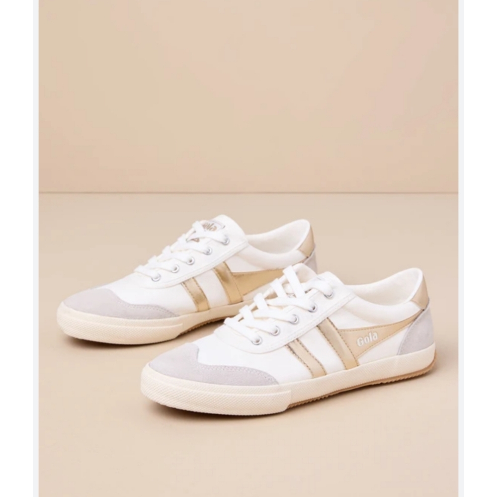 Gola Badminton CLA 548 Court Sneakers Size 6 - Picture 2 of 13
